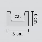 6×9 dimensiones
