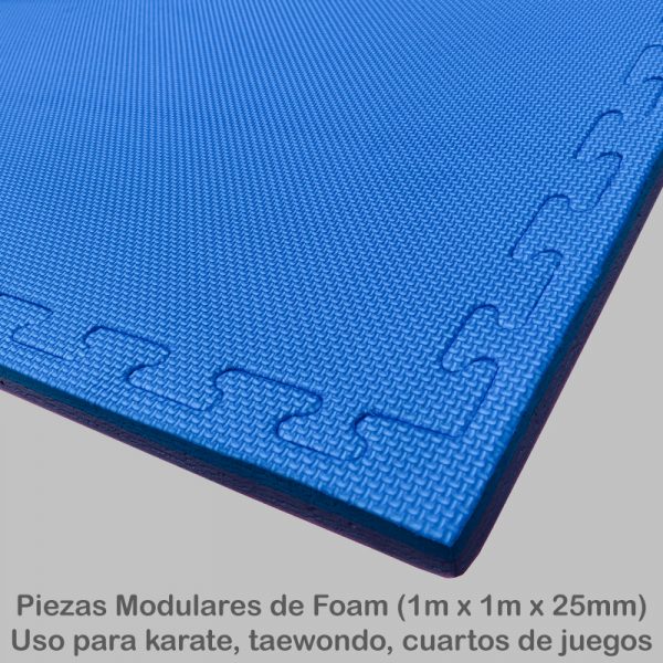 Piezas de Foam - Tatami Azul / Rosado - Imagen 3