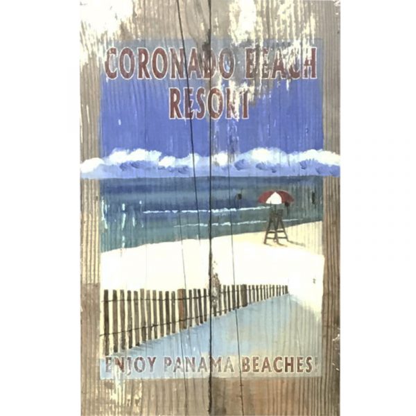 Cuadro Madera Coronado Resort 51x81cm